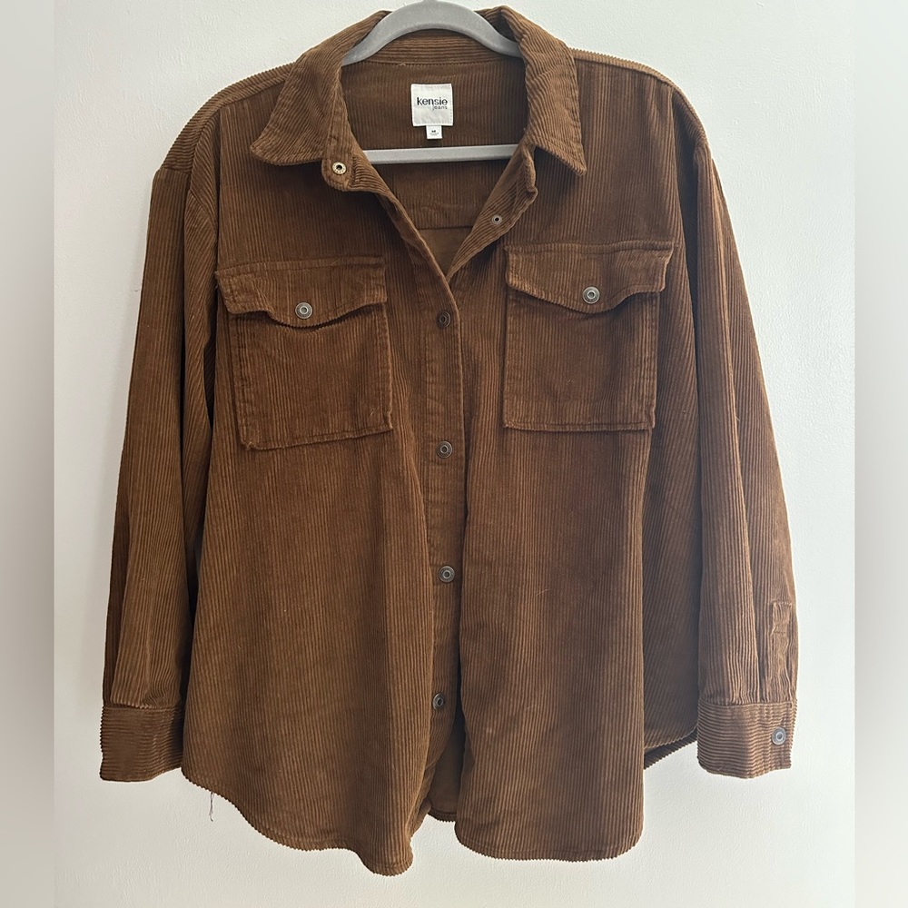 Kenzie Corduroy Shacket - Picture 1 of 4